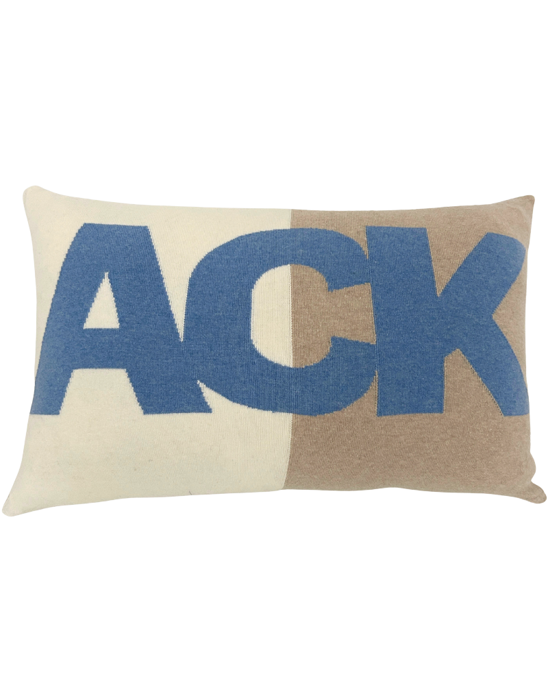 ACK PILLOW: 16" X 24": BLUE