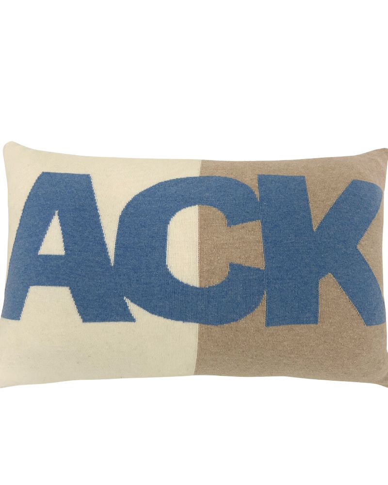 ACK PILLOW: 16" X 24": BLUE