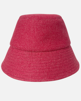 CASHMERE BUCKET HAT: PINK
