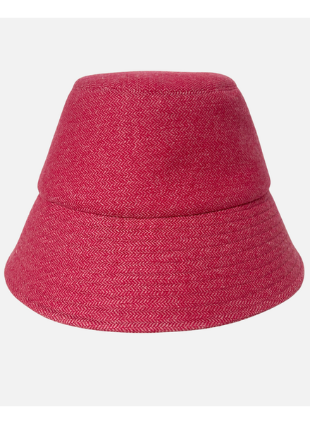 CASHMERE BUCKET HAT: PINK