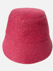 CASHMERE BUCKET HAT: PINK
