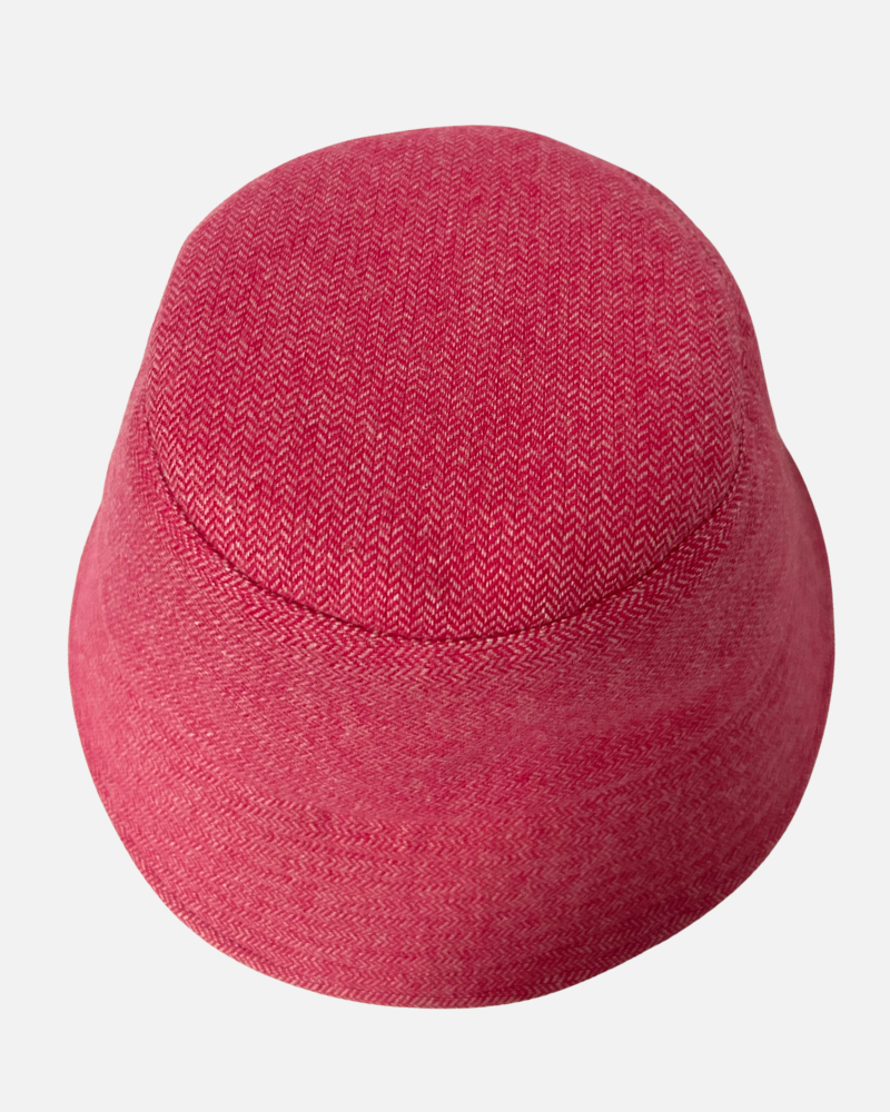 CASHMERE BUCKET HAT: PINK