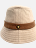CASHMERE BUCKET HAT: BEIGE