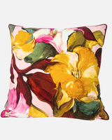 COTTON PILLOW BERGAMO PINK: 21"x21"