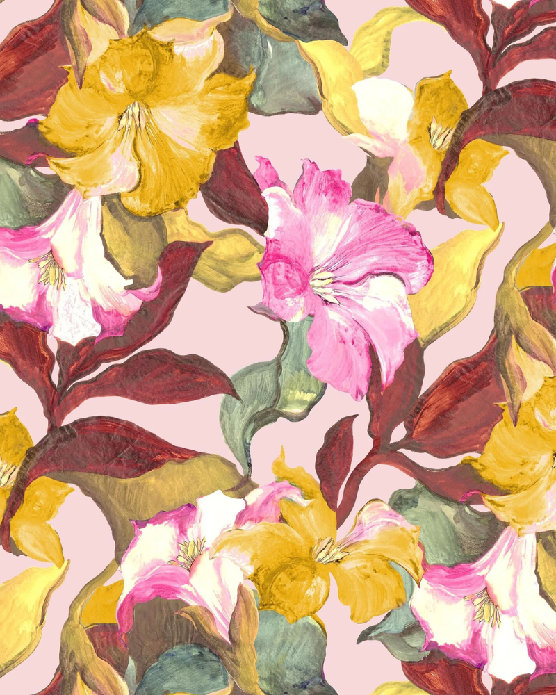 COTTON PILLOW BERGAMO PINK: 21"x21"