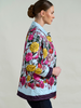 SANREMO QUILTED JACKET: BLUE