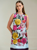 SLEEVELESS SILK DRESS SANREMO: BLUE