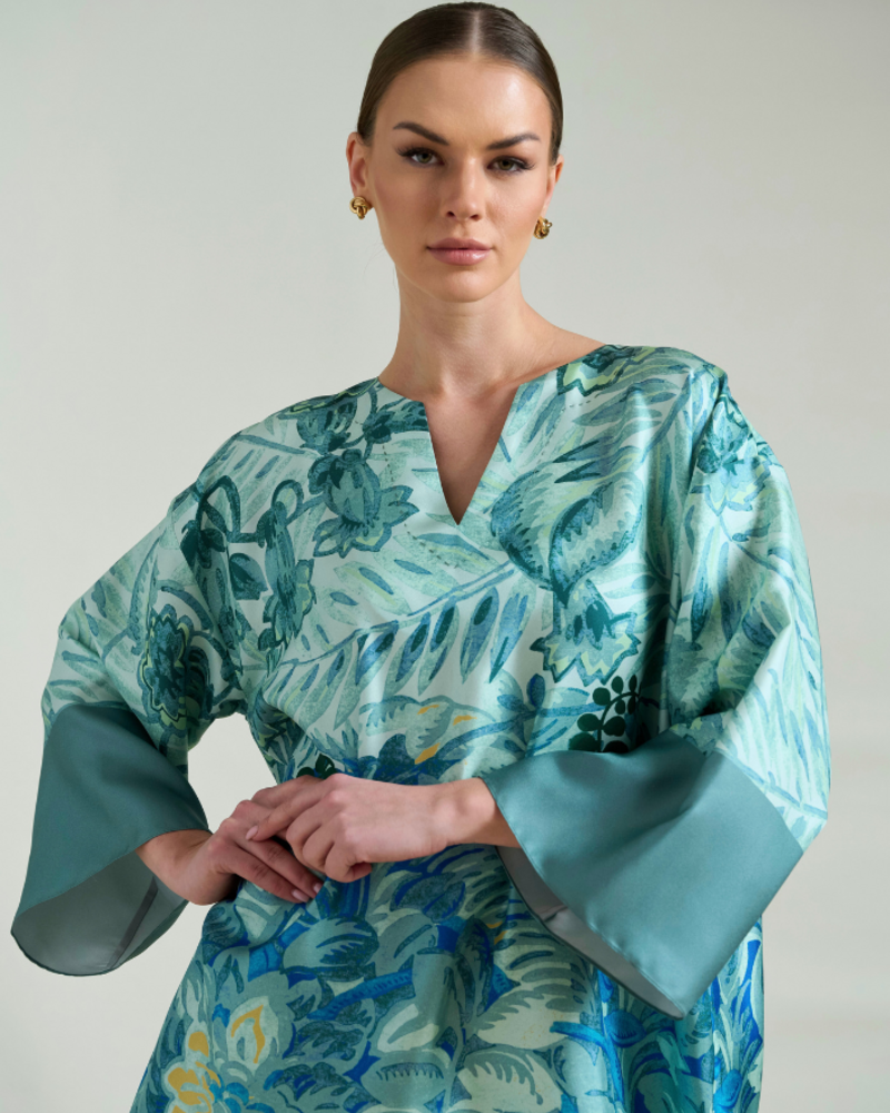 TUNIC DRESS: CORSICA GREEN
