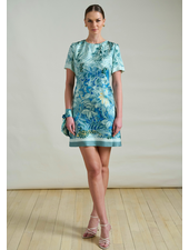 SILK CORSICA GREEN DRESS