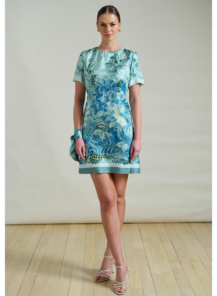 SILK CORSICA GREEN DRESS