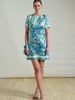 SILK CORSICA GREEN DRESS