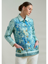 CORSICA GREEN QUILTED JACKET