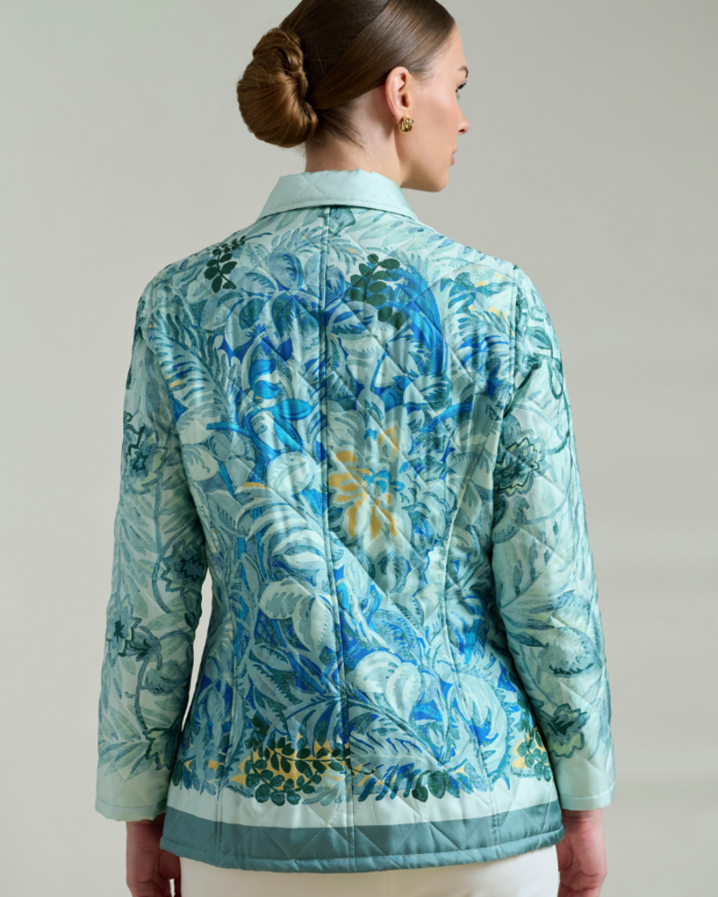 CORSICA GREEN QUILTED JACKET