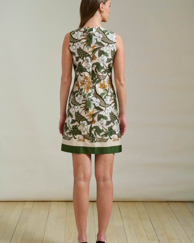 SLEEVELESS COTTON DRESS ZANIBAR BEIGE