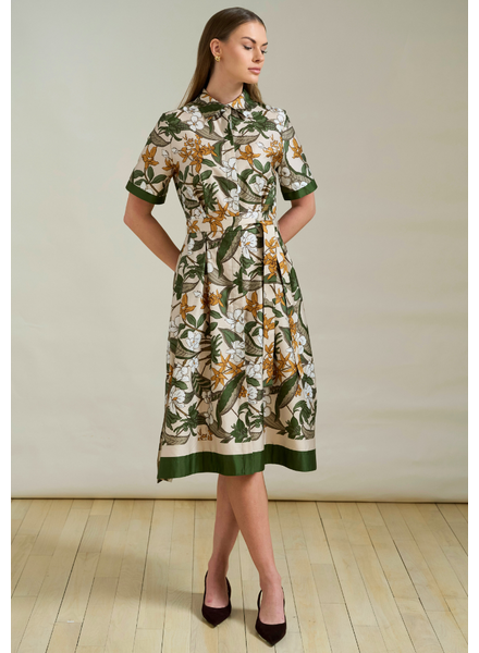 HALFSLEEVES DRESS: ZANZIBAR BEIGE