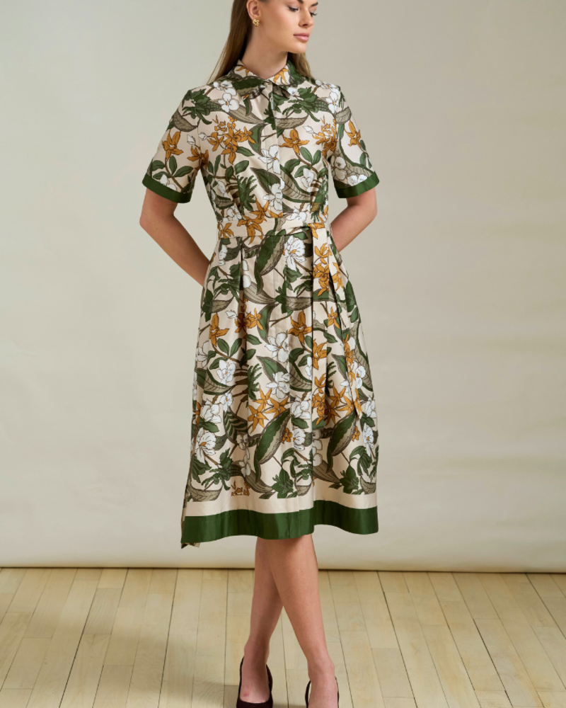 HALFSLEEVEES DRESS: ZANZIBAR BEIGE