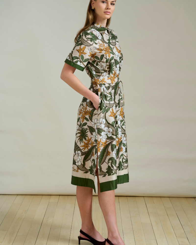 HALFSLEEVEES DRESS: ZANZIBAR BEIGE