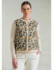CASHMERE KNITTED CARDIGAN SET ZANZIBAR BEIGE