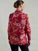 COLLARED COTTON PRINTED SHIRT ZANZIBAR RED