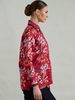 COLLARED COTTON PRINTED SHIRT ZANZIBAR RED