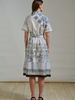 HALF-SLEEVES DRESS: SEVILLE IVORY
