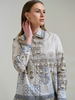 COLLARED COTTON PRINTED SHIRT SEVILLE IVORY