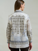 COLLARED COTTON PRINTED SHIRT SEVILLE IVORY