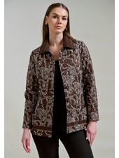 WELLINGTON CHOCOLATE  QUILTED JACKET