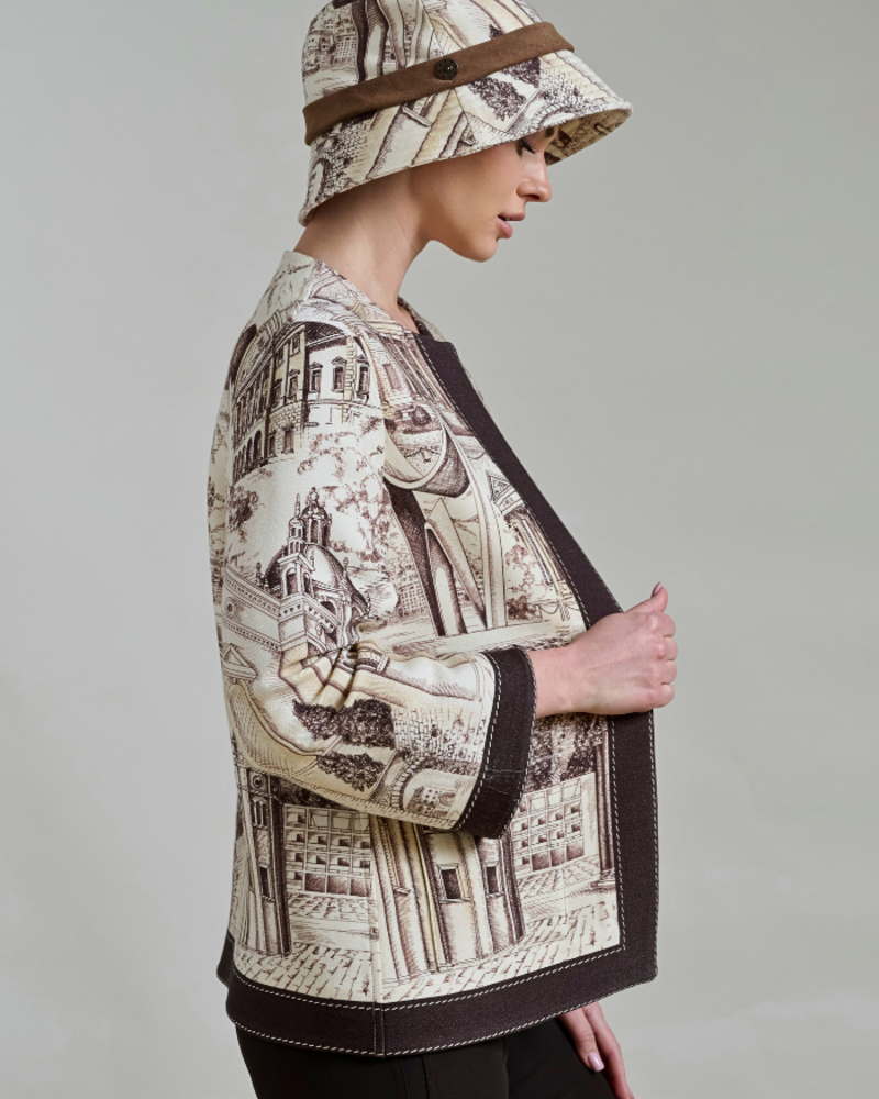 DOUBLE FACE CASHMERE  W/ POCKETS: LAKE COMO