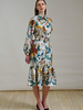 SICILY SILK LONG SLEEVE DRESS