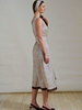SILK SLEEVELESS DRESS: SARATOGA