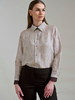 COLLARED SILK PRINTED SHIRT: SARATOGA