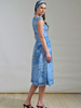 LONG SILK DRESS WITH CAP SLEEVES: SEVILLE