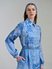 SILK LONG SLEEVE DRESS PRINTED SEVILLE