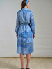 SILK LONG SLEEVE DRESS PRINTED SEVILLE