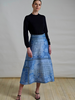 SILK  LONG SKIRT: SEVILLE