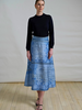 SILK  LONG SKIRT: SEVILLE