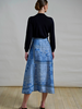 SILK  LONG SKIRT: SEVILLE