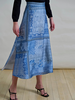 SILK  LONG SKIRT: SEVILLE