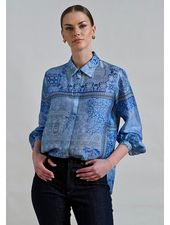 SILK PRINTED SHIRT: SEVILLE