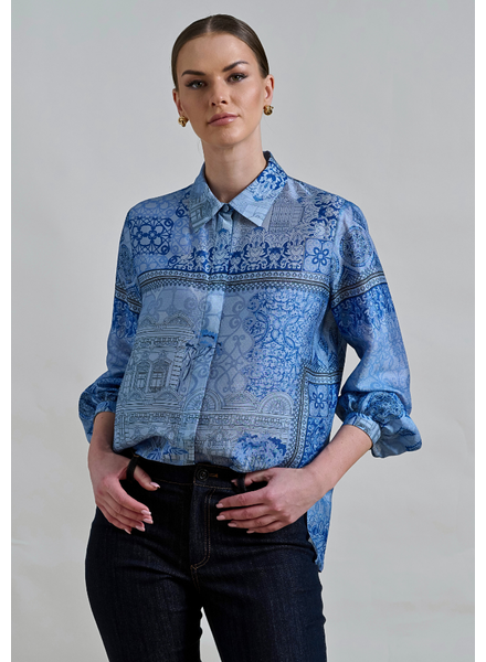 SILK PRINTED SHIRT: SEVILLE