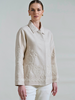CASHMERE BUTTON DOWN WHITE EMBROIDERY CASHMERE AND SILK BEIGE JACKET