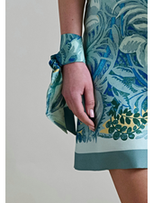 SILK TWILLY: CORSICA GREEN - 32" x 3"