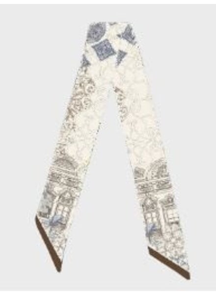 SILK TWILLY: SEVILLE IVORY- 32" x 3"