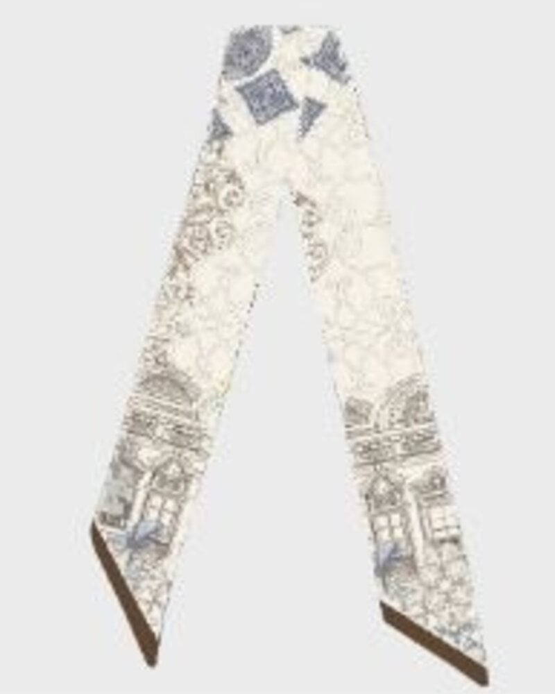 SILK TWILLY: SEVILLE IVORY- 32" x 3"