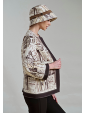 CASHMERE BUCKET HAT: MODERN LAKE COMO