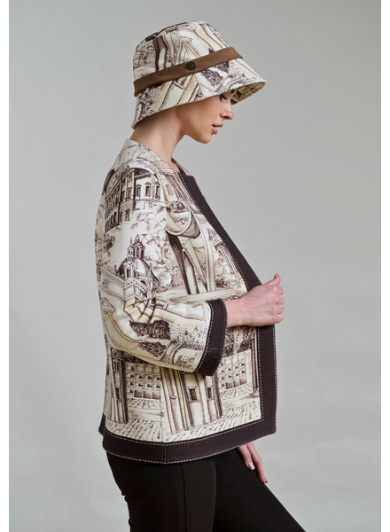 CASHMERE BUCKET HAT: MODERN LAKE COMO