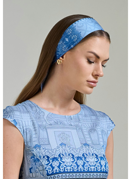 SILK TWILLY: SEVILLE BLUE 32" x 3"