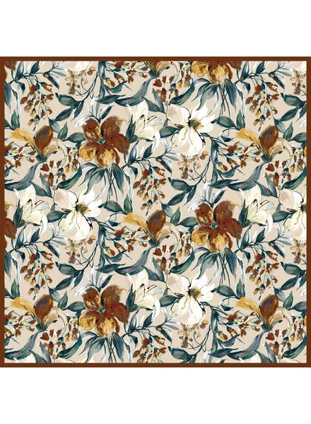 CASHMERE PRINTED SCARF: SICILY