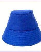 CASHMERE BUCKET HAT: INK BLUE